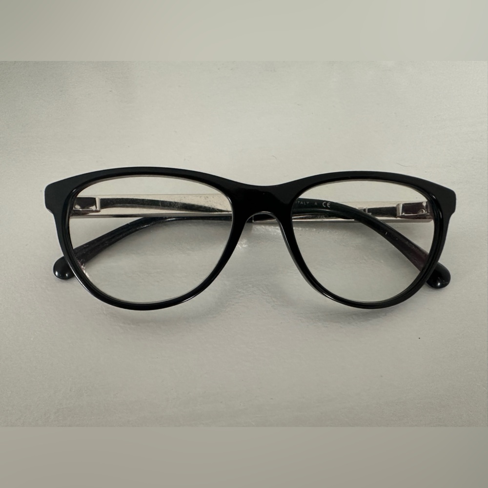 Classic CHANEL Women's Eyeglass Frames CHANEL 3277 black and silver